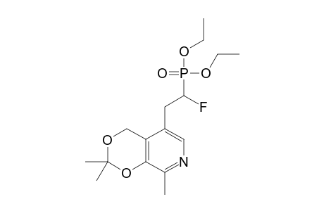 ALPHA(4),3-O-ISOPROPYLIDENE-ALPHA(5)-DEOXY-ALPHA(5)-[DIETHYL-(1'-FLUORO)-PHOSPHONOMETHYL]-PYRIDOXINE