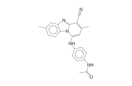 1-(4-Acetamidoanilino)-3,7-dimethylbenzo[4,5]imidazo[1,2-a]pyridine-4-carbonitrile