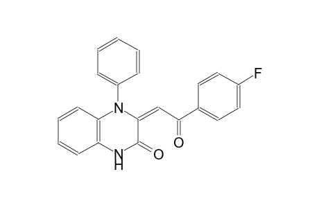 (3E)-3-[2-(4-fluorophenyl)-2-oxoethylidene]-4-phenyl-3,4-dihydro-2(1H)-quinoxalinone