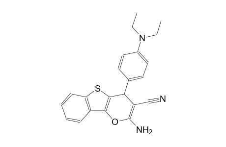 4H-benzo[4,5]thieno[3,2-b]pyran-3-carbonitrile, 2-amino-4-[4-(diethylamino)phenyl]-