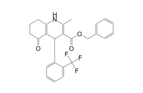 benzyl 2-methyl-5-oxo-4-[2-(trifluoromethyl)phenyl]-1,4,5,6,7,8-hexahydro-3-quinolinecarboxylate