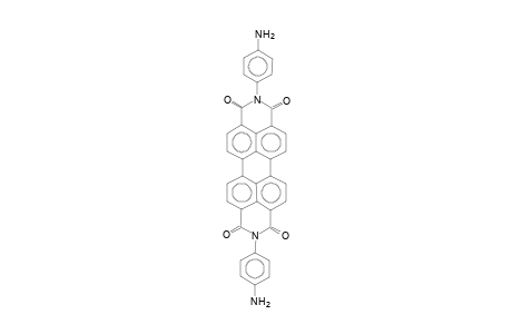 3,4;9,10-Bis(dicarboximido)perylene, N,N'-bis(4-aminophenyl)-