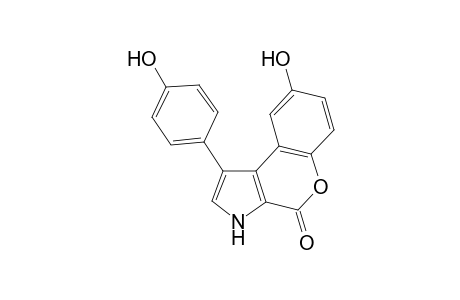 1-(4-Hydroxyphenyl)-8-hydroxychromeno[3,4-b]pyrrole-4(3H)-one