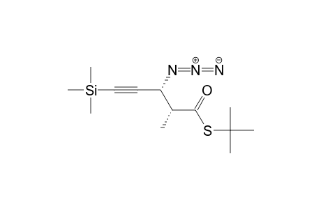 S-tert-Butyl (2R*,3R*)-3-Azido-2-methyl-5-(trimethylsilyl)pent-4-ynethioate