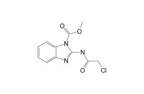 2-[(2-chloroacetyl)amino]benzimidazole-1-carboxylic acid methyl ester