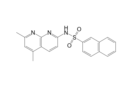 2-Naphthalenesulfonamide, N-(5,7-dimethyl-1,8-naphthyridin-2-yl)-
