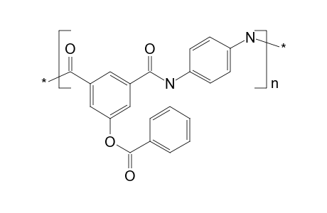 Poly[p-phenylenediamine-5-(benzoyloxy)isophthaloyl]