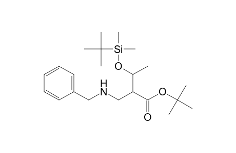 anti-1,1-Dimethylethyl 2-[(benzylamino)methyl]-3-(((1,1-dimethylethyl)dimethylsilyl)oxy)butanoate