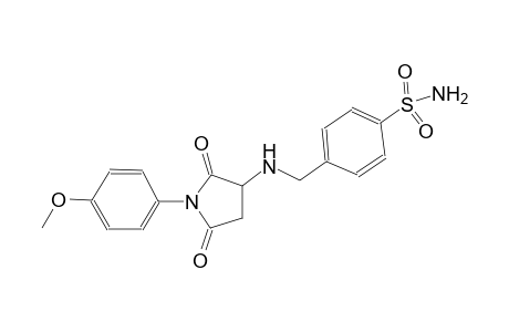 benzenesulfonamide, 4-[[[1-(4-methoxyphenyl)-2,5-dioxo-3-pyrrolidinyl]amino]methyl]-
