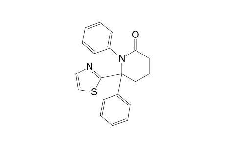 1,6-Diphenyl-6-(1,3-thiazol-2-yl)piperidin-2-one