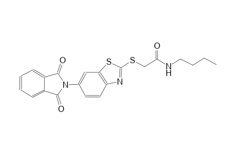 N-butyl-2-{[6-(1,3-dioxo-1,3-dihydro-2H-isoindol-2-yl)-1,3-benzothiazol-2-yl]sulfanyl}acetamide