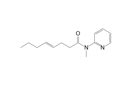 (E)-N-methyl-N-(2-pyridinyl)-4-octenamide