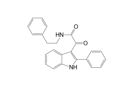 2-Oxo-N-(2-phenylethyl)-2-(2-phenyl-1H-indol-3-yl)acetamide
