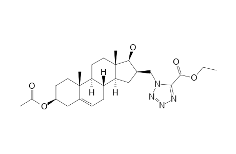 3-BETA-ACETOXY-16-BETA-(5-ETHOXYCARBONYL-1H-TETRAZOL-1-YLMETHYL)-ANDROST-5-EN-17-BETA-OL