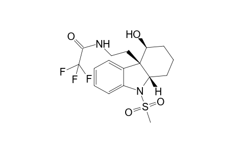 N-[2-[(4S,4aS,9aS)-4-hydroxy-9-mesyl-2,3,4,9a-tetrahydro-1H-carbazol-4a-yl]ethyl]-2,2,2-trifluoro-acetamide