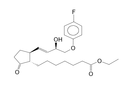 11-DEOXY-15-EPI-16-(PARA-FLUOROPHENOXY)-PROSTAGLANDIN PGE1 ETHYL ESTER