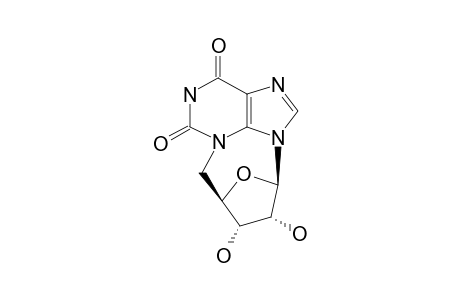 N(3),5'-CYCLO-XANTHOSINE