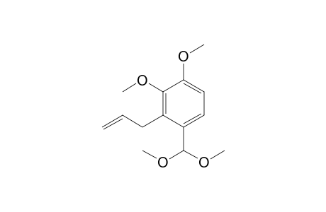 2-Allyl-1-(dimethoxymethyl)-3,4-dimethoxybenzene
