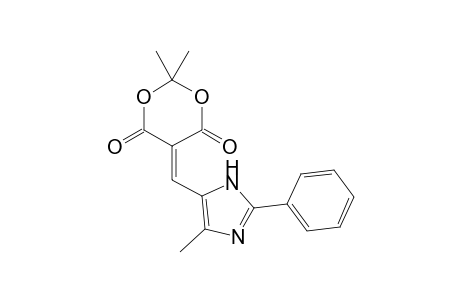 2,2-Dimethyl-5-[(5-methyl-2-phenyl-1H-imidazol-4-yl)methylene]-1,3-dioxane-4,6-dione