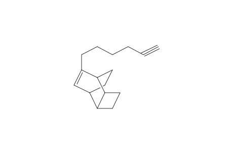 Tricyclo[4.2.2.0(2,5)]dec-7-ene, 7-(5-hexynyl)-