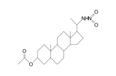 (20S)-20-Nitroamino-5a-pregnan-3b-yl acetate