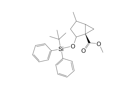 Methyl (1R,3R)-2-[(t-butyldiphenylsilyl)oxy]-4-methylbicyclo[3.1.0]hexane-1-carboxylate