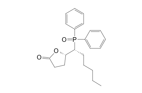 2(3H)-Furanone, 5-[1-(diphenylphosphinyl)hexyl]dihydro-, (R*,S*)-(.+-.)-