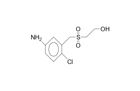 Ethanol, 2-[[(5-amino-2-chlorophenyl)methyl]sulfonyl]-