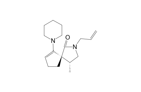 2,4-Dimethyl-6-piperidino-2-azaspiro[4.4]non-6-en-1-one