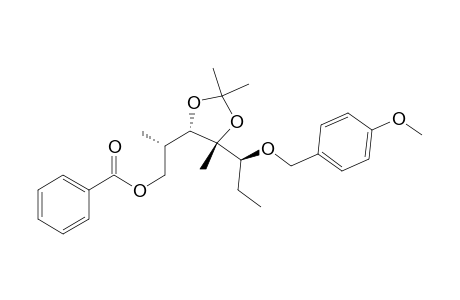 D-gluco-Heptitol, 2,6,7-trideoxy-5-O-[(4-methoxyphenyl)methyl]-2-methyl-4-C-methyl-3,4-O-(1-methylethylidene)-, benzoate