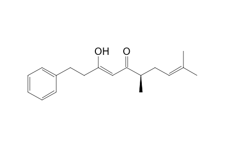 (R,Z)-3-hydroxy-6,9-dimethyl-1-phenyldeca-3,8-dien-5-one