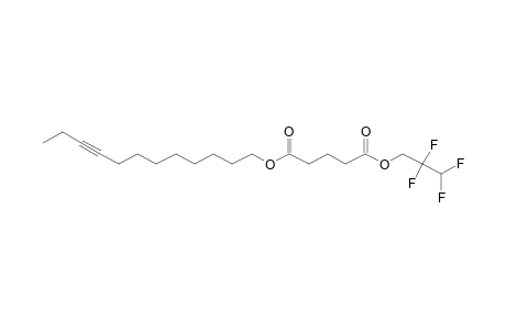 Glutaric acid, 2,2,3,3-tetrafluoropropyl dodec-9-yn-1-yl ester