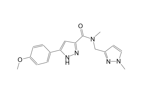 1H-pyrazole-3-carboxamide, 5-(4-methoxyphenyl)-N-methyl-N-[(1-methyl-1H-pyrazol-3-yl)methyl]-