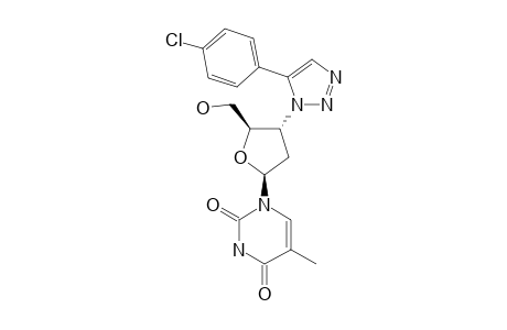 3'-(5-(4-CHLOROPHENYL)-1,2,3-TRIAZOL-1-YL)-3'-DEOXY-BETA-D-THYMIDINE