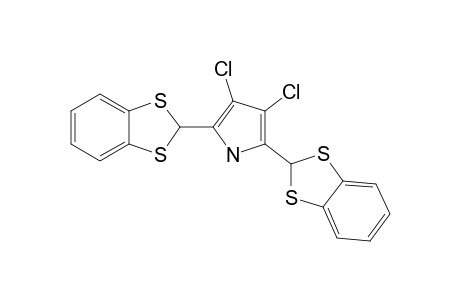 2,5-BIS-(1,3-BENZODITHIOL-2-YL)-3,4-DICHLOROPYRROLE