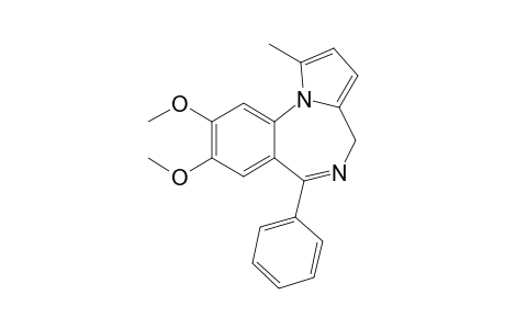 8,9-Dimethoxy-1-methyl-6-phenyl-4H-pyrrolo[1,2-a][1,4]benzodiazepine
