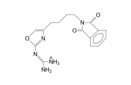 2-Guanidino-4-(4-phthalimido-butyl)-oxazole cation