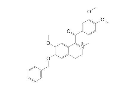 N-METHYL-1-BENZOYL-6-BENZYLOXY-7,3',4'-TRIMETHOXY-3,4-DIHYDROISOQUINOLINE