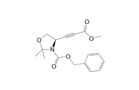 (R)-Methyl (2,2-dimethyl-3-(benzyloxycarbonyl)oxazolidin-4-yl)propynoate