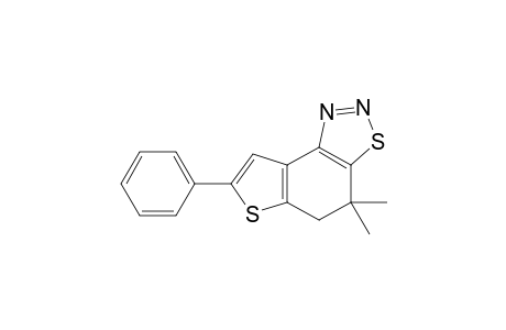 4,4-Dimethyl-7-phenyl-4,5-dihydro-(1,2,3)-thiadiazolo[4,5-e]benzothiophene