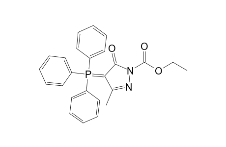 Ethyl 3-methyl-4-triphenylphosphoranylidene-4,5-dihydropyrazol-5-one-1-carboxylate