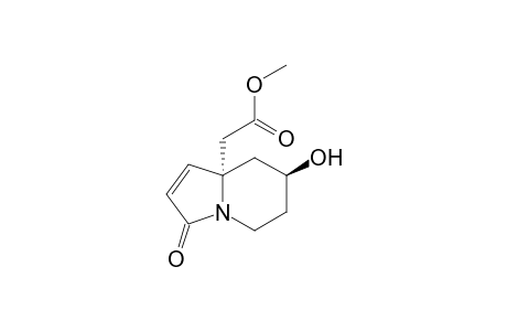 ((7S,8aS)-7-Hydroxy-3-oxo-5,6,7,8-tetrahydro-3H-indolizin-8a-yl)-acetic acid methyl ester
