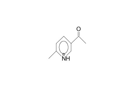 2-Methyl-5-acetyl-pyridinium cation