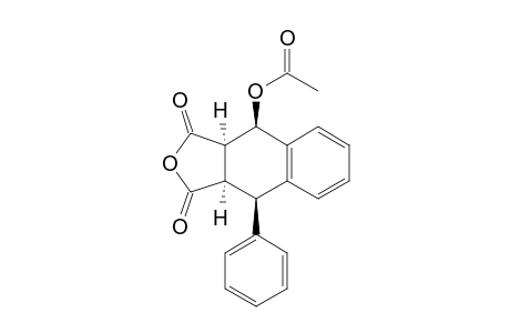 Naphtho[2,3-c]furan-1,3-dione, 4-(acetyloxy)-3a,4,9,9a-tetrahydro-9-phenyl-, (3a.alpha.,4.beta.,9.beta.,9a.alpha.)-