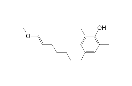 7-(3,5-dimethyl-4-hydroxyphenyl)-1-methoxy-1-heptene