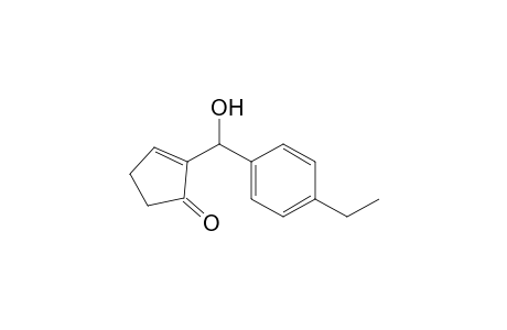 2-[Hydroxy(4-ethylphenyl)methyl]cyclopent-2-enone