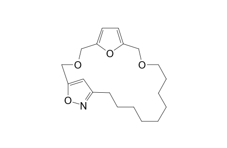 2,18-dioxa-[11](3,5)isoxazolo[3](2,5)furanophane
