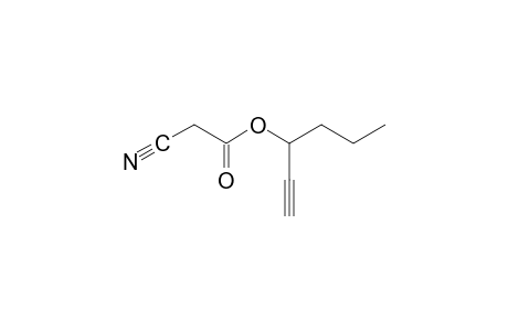 1-hexyn-3-ol, cyanoacetate