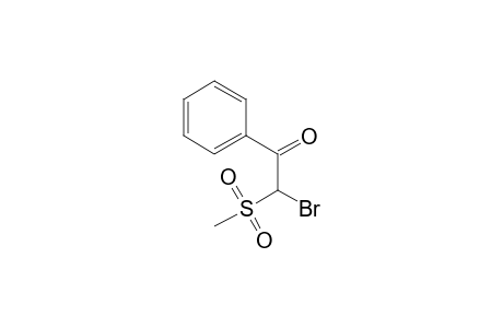 2-Bromanyl-2-methylsulfonyl-1-phenyl-ethanone