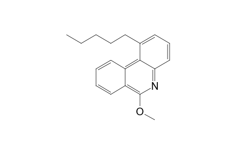1-Amyl-6-methoxy-phenanthridine